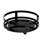 Storage Rack | 360° Rotating Metal Frame & Adjustable Tiers
