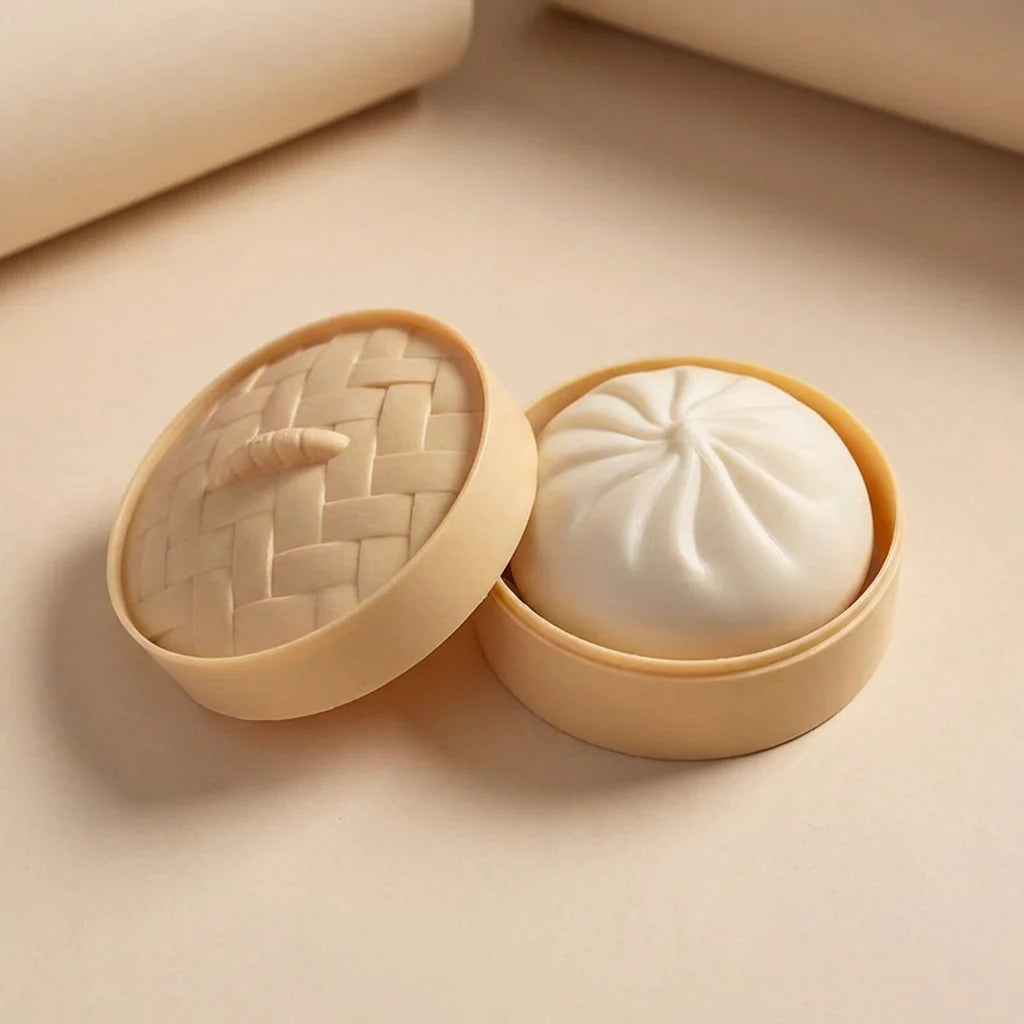 Stress-Relief Toy | Realistic Dumpling & Slow-Rebound