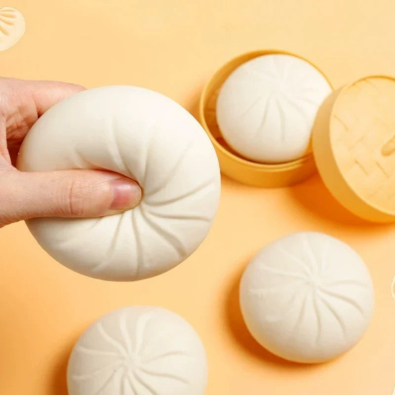 Stress-Relief Toy | Realistic Dumpling & Slow-Rebound
