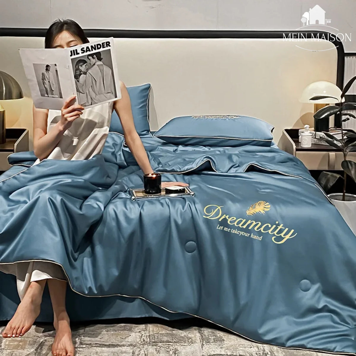 Summer Blanket | Ice Silk Cooling & Breathable