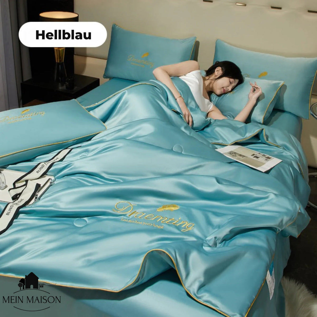 Summer Blanket | Ice Silk Cooling & Breathable