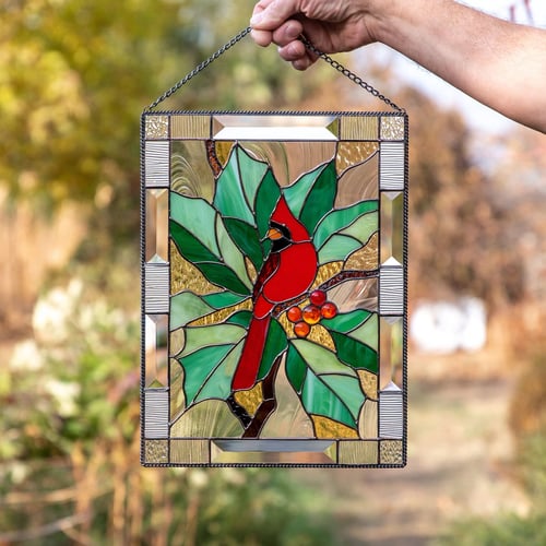Sun Catcher | UV-Resistant Acrylic Lightweight & Shatterproof | Includes Metal Chain