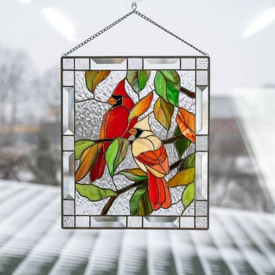 Sun Catcher | UV-Resistant Acrylic Lightweight & Shatterproof | Includes Metal Chain