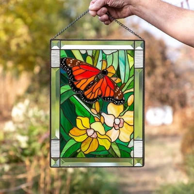 Sun Catcher | UV-Resistant Acrylic Lightweight & Shatterproof | Includes Metal Chain