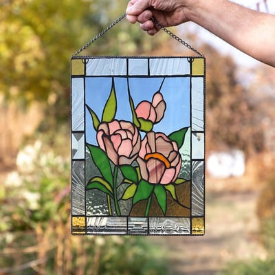 Sun Catcher | UV-Resistant Acrylic Lightweight & Shatterproof | Includes Metal Chain