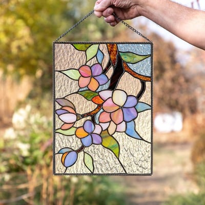 Sun Catcher | UV-Resistant Acrylic Lightweight & Shatterproof | Includes Metal Chain