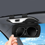 Sunglasses Case | Sun-Visor Clip & Spring-Loaded | Fits Up To 45 mm