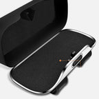 Sunglasses Case | Sun-Visor Clip & Spring-Loaded | Fits Up To 45 mm