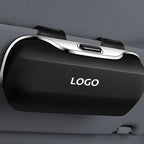 Sunglasses Case | Sun-Visor Clip & Spring-Loaded | Fits Up To 45 mm
