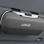 Sunglasses Case | Sun-Visor Clip & Spring-Loaded | Fits Up To 45 mm