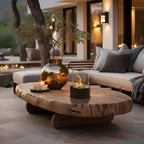 Table Fireplace with Bioethanol Burner