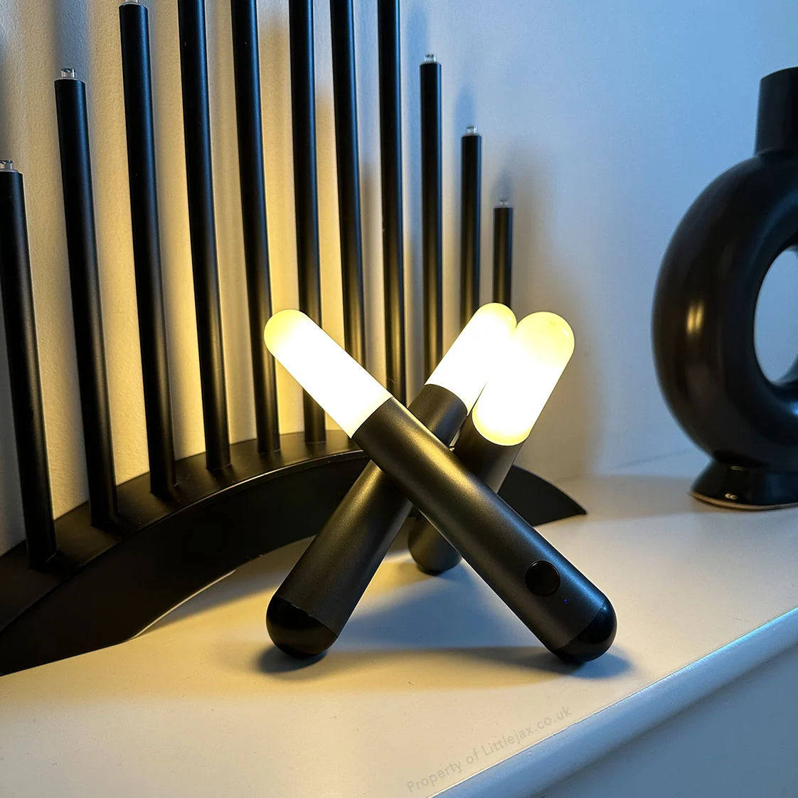 Table Lamp | Adjustable Three-Head & Wireless Rechargeable