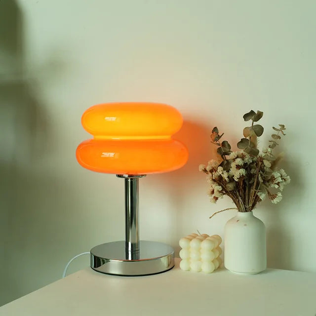 Table Lamp | Colorful Glass & LED | Eye-Friendly