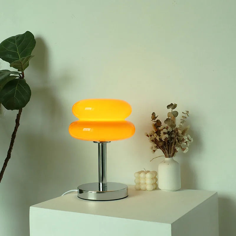 Table Lamp | Colorful Glass & LED | Eye-Friendly
