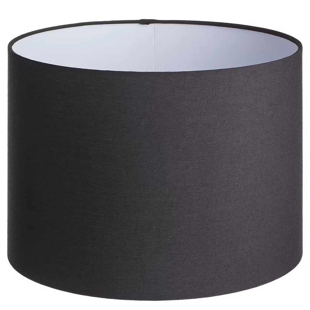 Table Lamp | Curved Ceramic Base & Fabric Shade