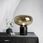 Table Lamp | Cut Glass Shade & Dimmable | 24 x 23 cm