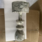 Table Lamp | Marble Shade & USB-Powered LED