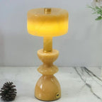 Table Lamp | Marble Shade & USB-Powered LED