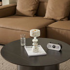 Table Lamp | Marble Shade & USB-Powered LED