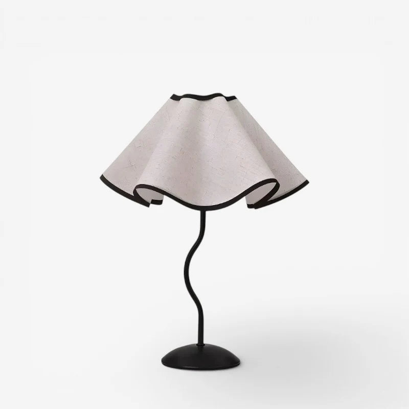 Table Lamp | Mushroom-Shaped LED & Iron Base