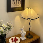 Table Lamp | Mushroom-Shaped LED & Iron Base
