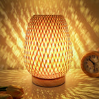 Table Lamp | Natural Bamboo, USB-Powered & Energy-Efficient