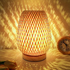 Table Lamp | Natural Bamboo, USB-Powered & Energy-Efficient
