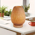 Table Lamp | Natural Bamboo, USB-Powered & Energy-Efficient