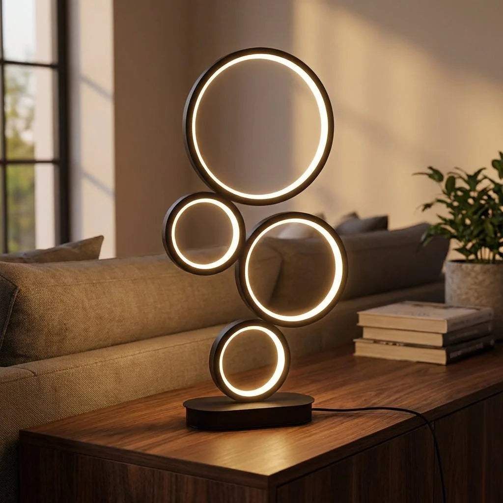 Table Lamp | Stepless Dimming & Energy-Saving LED | 48 cm Height