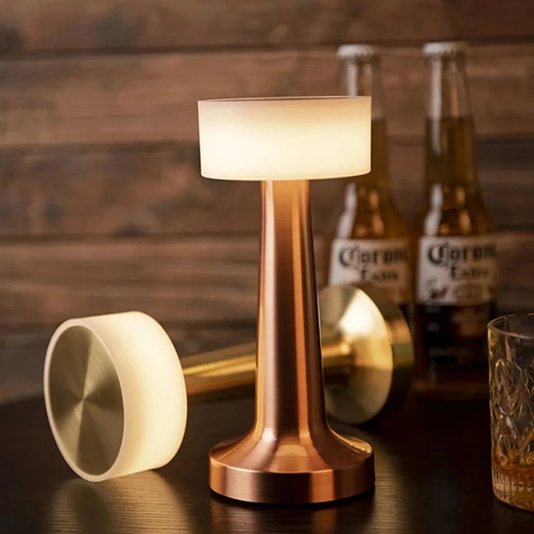Table Lamp | Three-Level Dimming & USB Charging | Portable