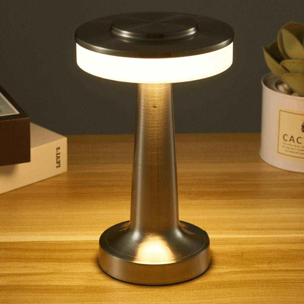 Table Lamp | Three-Level Dimming & USB Charging | Portable