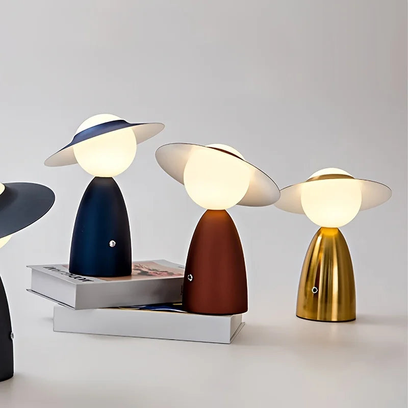 Table Lamp | Touch Dimmable LED & Qi Wireless Charging | Up To 10-Hour Battery