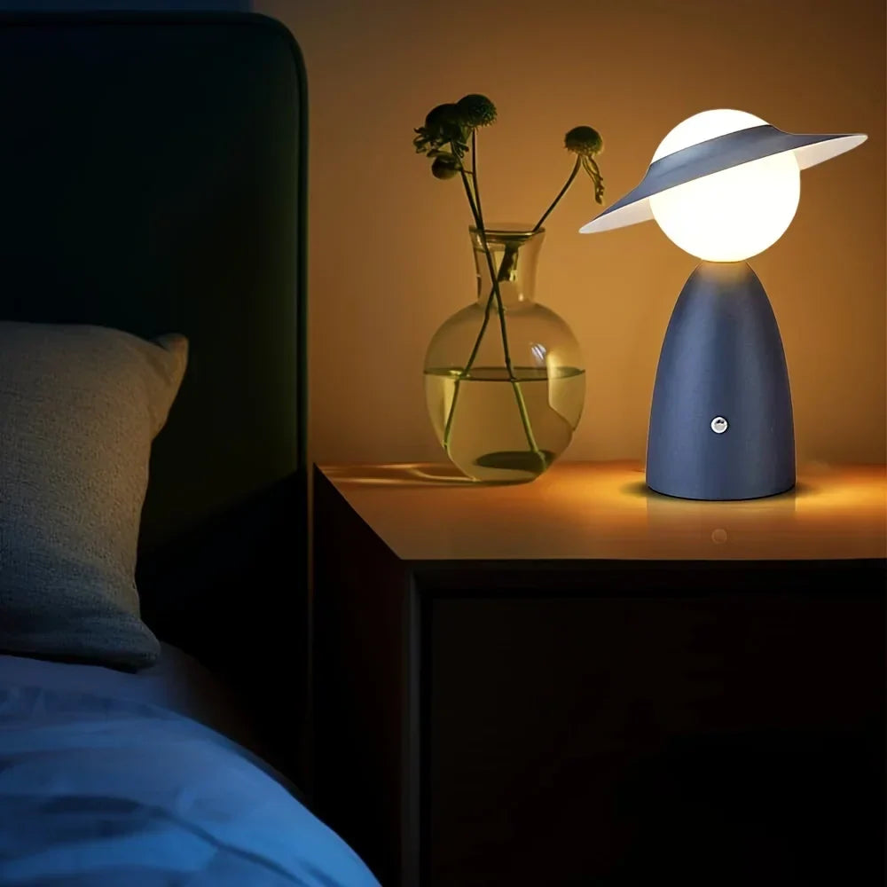 Table Lamp | Touch Dimmable LED & Qi Wireless Charging | Up To 10-Hour Battery
