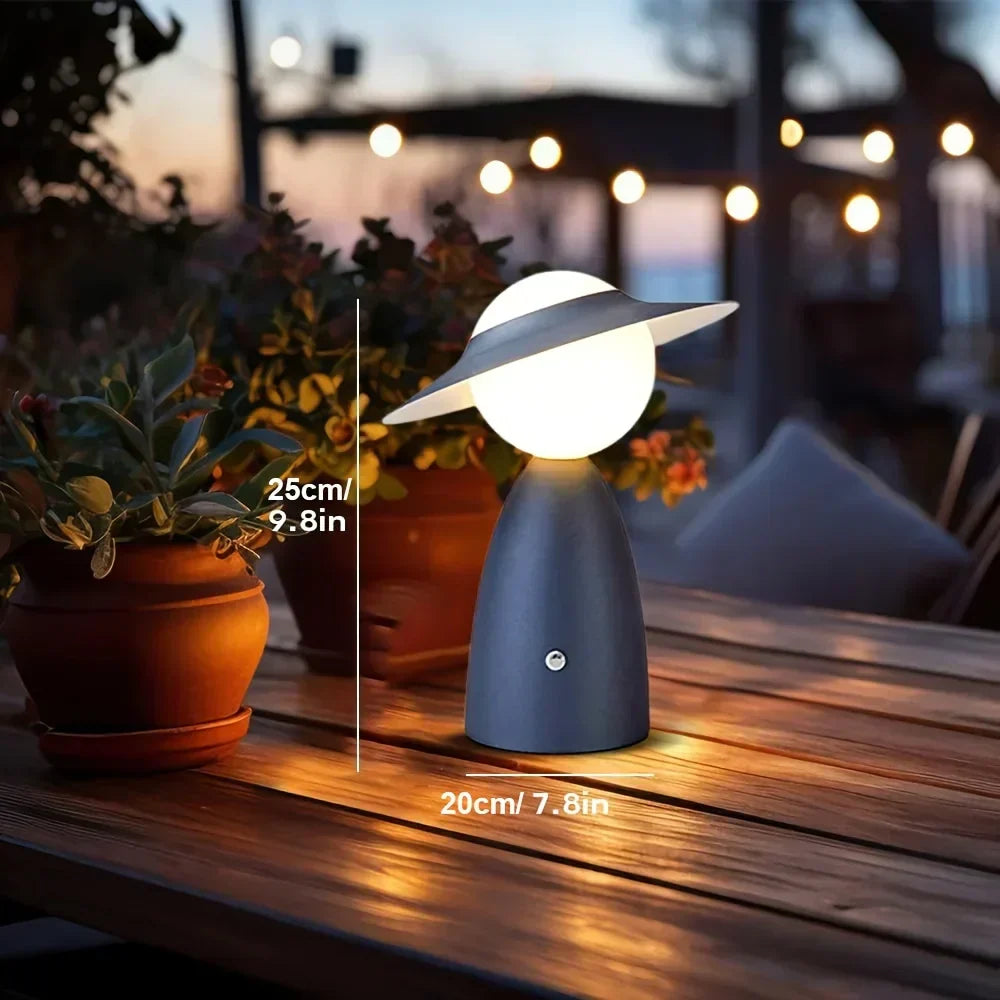 Table Lamp | Touch Dimmable LED & Qi Wireless Charging | Up To 10-Hour Battery