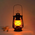 Table Lamp | Vintage Iron Base & Acrylic Shade | USB Powered