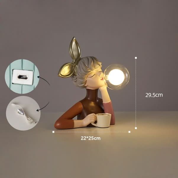 Table Lamp | Warm Ambient Light & USB-Powered