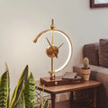 Table Lamp | Wireless Charging & Clock | Maple Wood & Metal