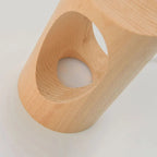Table Lamp | Wooden Rectangular Pillar | Integrated LED & USB Powered
