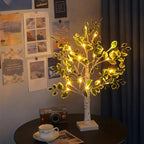 Table Lamp | Wooden Tree Design & Warm LED
