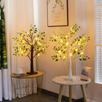 Table Lamp | Wooden Tree Design & Warm LED