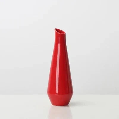Table Vase | Porcelain & Bright Solid Colour | 21 x 7 cm