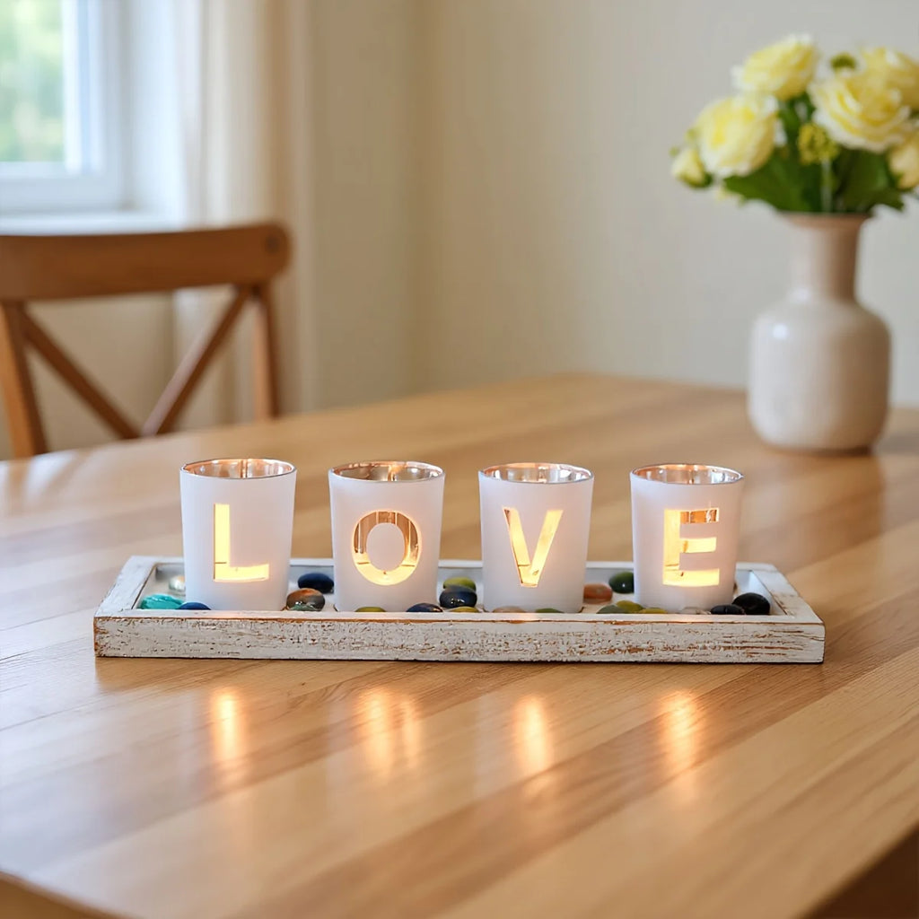 Tabletop Decoration | Natural Wood & Minimalist Design