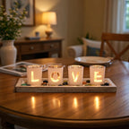Tabletop Decoration | Natural Wood & Minimalist Design