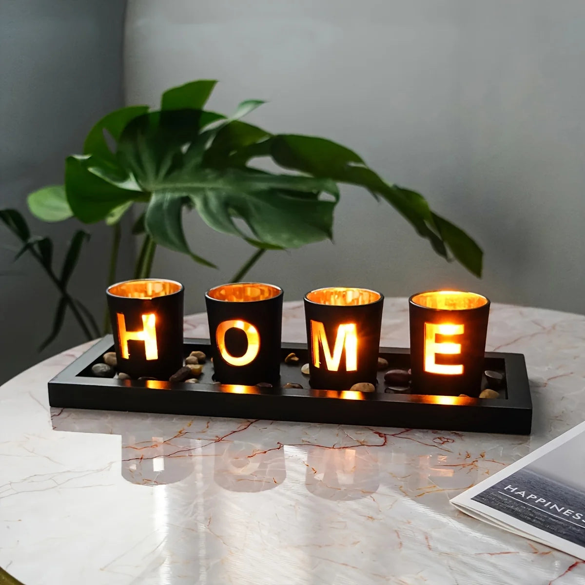 Tabletop Decoration | Natural Wood & Minimalist Design