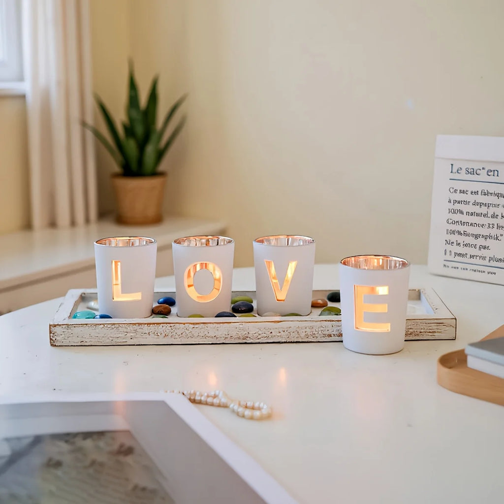 Tabletop Decoration | Natural Wood & Minimalist Design