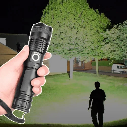 Tactical Flashlight | 90,000 Lumens & USB Rechargeable