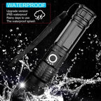 Tactical Flashlight | 90,000 Lumens & USB Rechargeable