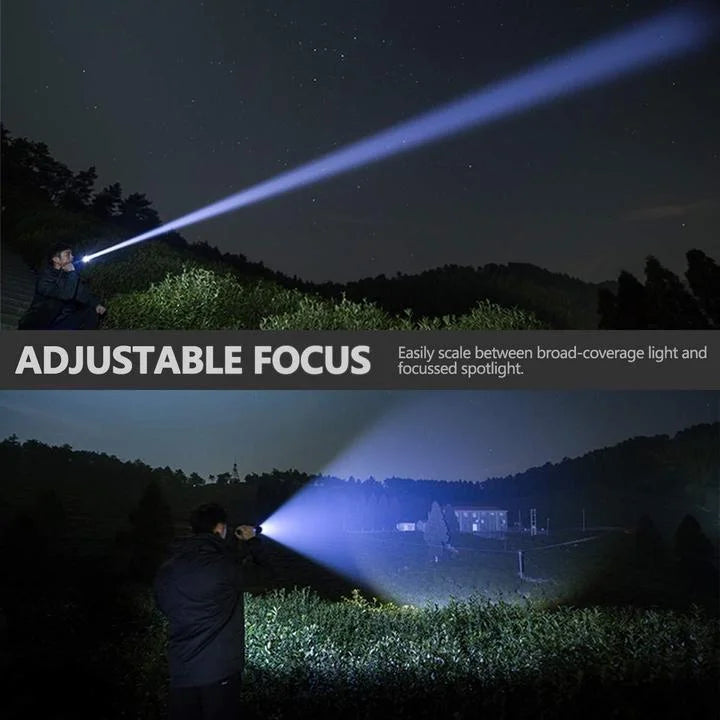 Tactical Flashlight | 90,000 Lumens & USB Rechargeable