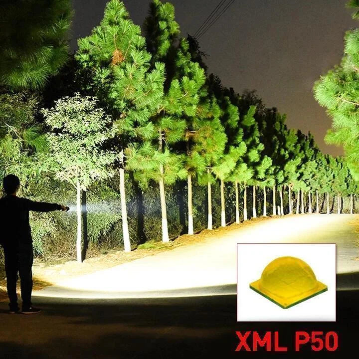 Tactical Flashlight | 90,000 Lumens & USB Rechargeable