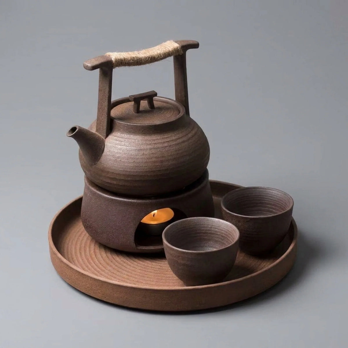 Teapot | Ceramic & Optional Candle Warmer | 350 ml